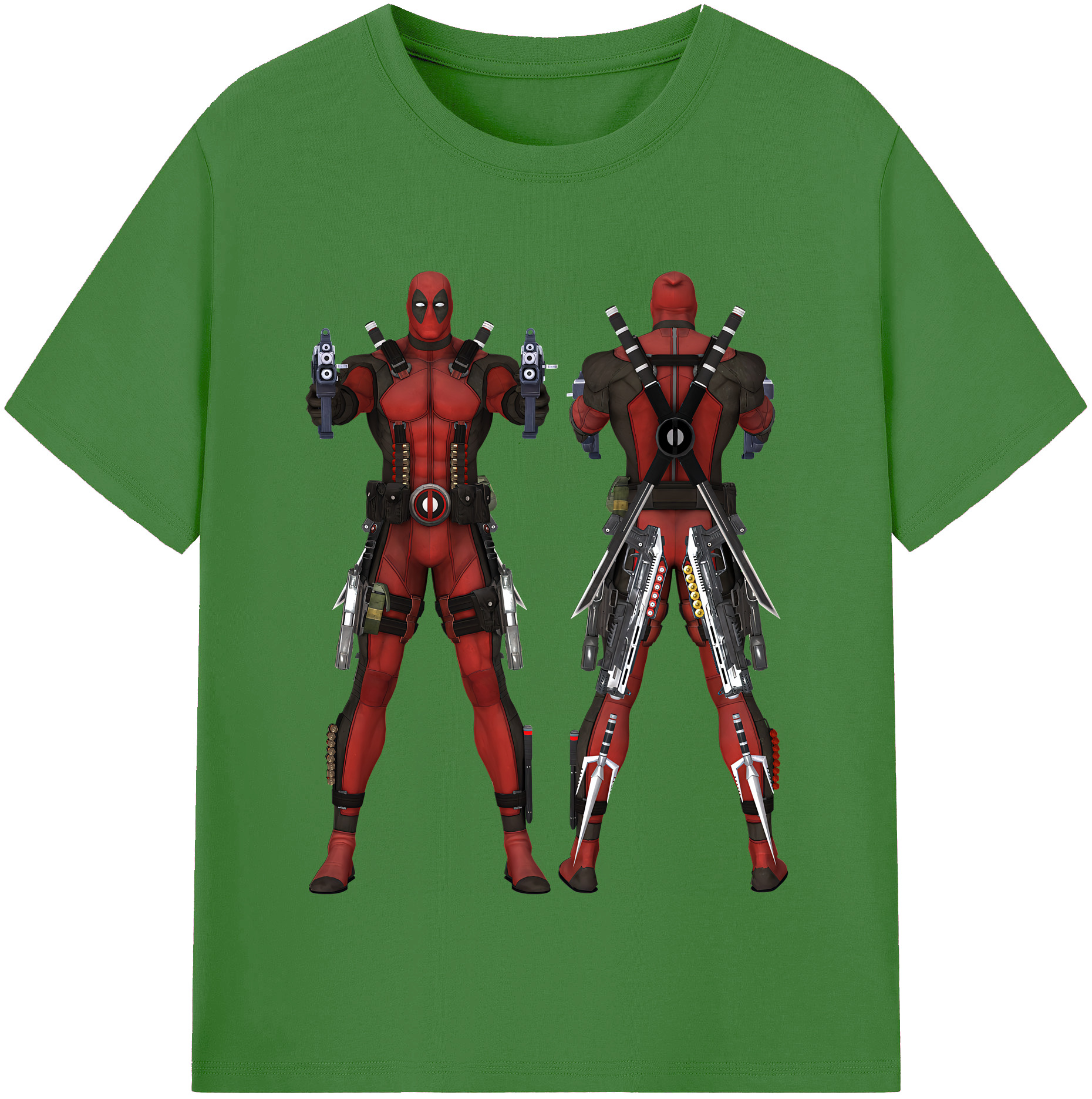 （画像用） Deadpool デッドプール レディースカジュアルプリントTシャツ（綿100％）
